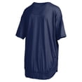 thumbnail image 3 of Women's-Pressbox  Navy Notre Dame Fighting Irish Poncho T-Shirt, 3 of 3