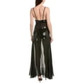 thumbnail image 2 of WeWoreWhat womens  Sheer Panel Maxi Dress, 8, Black, 2 of 3
