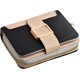 thumbnail image 1 of Negro - Cartera pequeña para mujer, monedero de cuero con cremallera, monedero con tarjetero para efectivo, monedero con escudo para mujeres y niñas (1 unidad), 1 of 5
