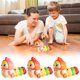 thumbnail image 1 of Juego de juguetes mecánicos Wind Up Chicken | Gallina Caminante Magnética con 3 Politos | Acción de balanceo mecánico de plástico colorido | Desarrollo de habilidades educativas de motricidad fina |, 1 of 1