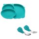 thumbnail image 3 of Food Grade Silicone Baby Training Plate Ideal For Eating Practice With Non-Cross Taste 1 Set, 3 of 3