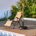 thumbnail image 2 of Topeakmart 20″ Round Antique Umbrella Base with Lockable Wheels, Black, 2 of 7