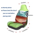 thumbnail image 3 of Wukai Flying Frog On Branch Full Set Car Seat Covers with Soft Padding Universal Auto Front Seats Protector and Cushion Mat, 3 of 5