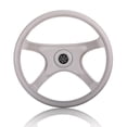 thumbnail image 2 of stanreset Speed Boat Steering Wheel with Cap Pontoon Removable Console Helm Yacht Steer System Replacement Part Automobile, 2 of 6