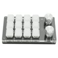 thumbnail image 4 of Programmable Keypad, Type C To USB Multifunction RGB Macro Mechanical Keyboard  For Office For Gaming Black White,Black, 4 of 8