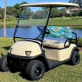 thumbnail image 2 of HUIACONG Beach Turtle & Seashell Golf Cart Seat Cover, Portable Breathable Golf Cart Seat Covers 2 Pack for 2-Seat Golf Carts, 2 of 7