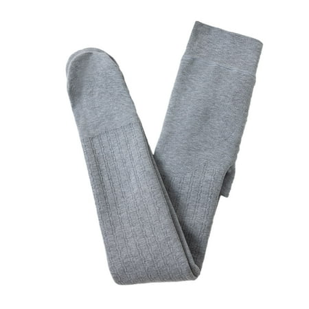 

Atogsazn Children s Girls Fleece Lined Tights Kids Winter Soft Stretch Pants Warm Solid Color Tights Gray 8 Years on Clearance