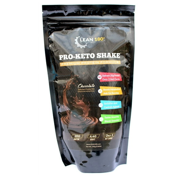 Pro Keto Shake - Best Tasting Low Carb, Low Sugar, Clean Protein Shake for Keto and all Diets - 15 Servings