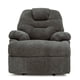 thumbnail image 2 of Sillón Reclinable Coprire Reposet Acolchonado 3 posiciones Individual Manual Gris Oscuro, 2 of 7