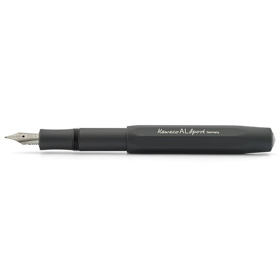 Kaweco AL Sport Black Fountain Pen - Medium
