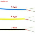 thumbnail image 2 of DIY high temperature thermocouple wire K/J/T type 1m length High precision temperature measurement wire 260 C 482 C 2-wire core, 2 of 2