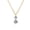 Yellow Gold, variant on Andy 18k Yellow Gold Plated 2-Stone Drop Necklace with Swarovski Crystals for Women