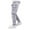 Grey, variant on toraway Summer Black Men Cargo Pants Men's Relaxed Textured Multiple Pocket Solid Colour Work Pants Casual Trousers S