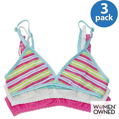 Fruit Of The Loom Fol Girls 3 Pk Day Bra