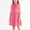 Hot Pink, variant on Girls Green Pleated Midi Dress Sleeveless Mock Neck Casual Play Dress for Kids Ages 8-13,Size 9-10 T