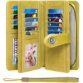 thumbnail image 2 of LAICAIW Women's Wallet Genuine Leather RFID Blocking Large Capacity Trifold Ladies Wallet, 2 of 6