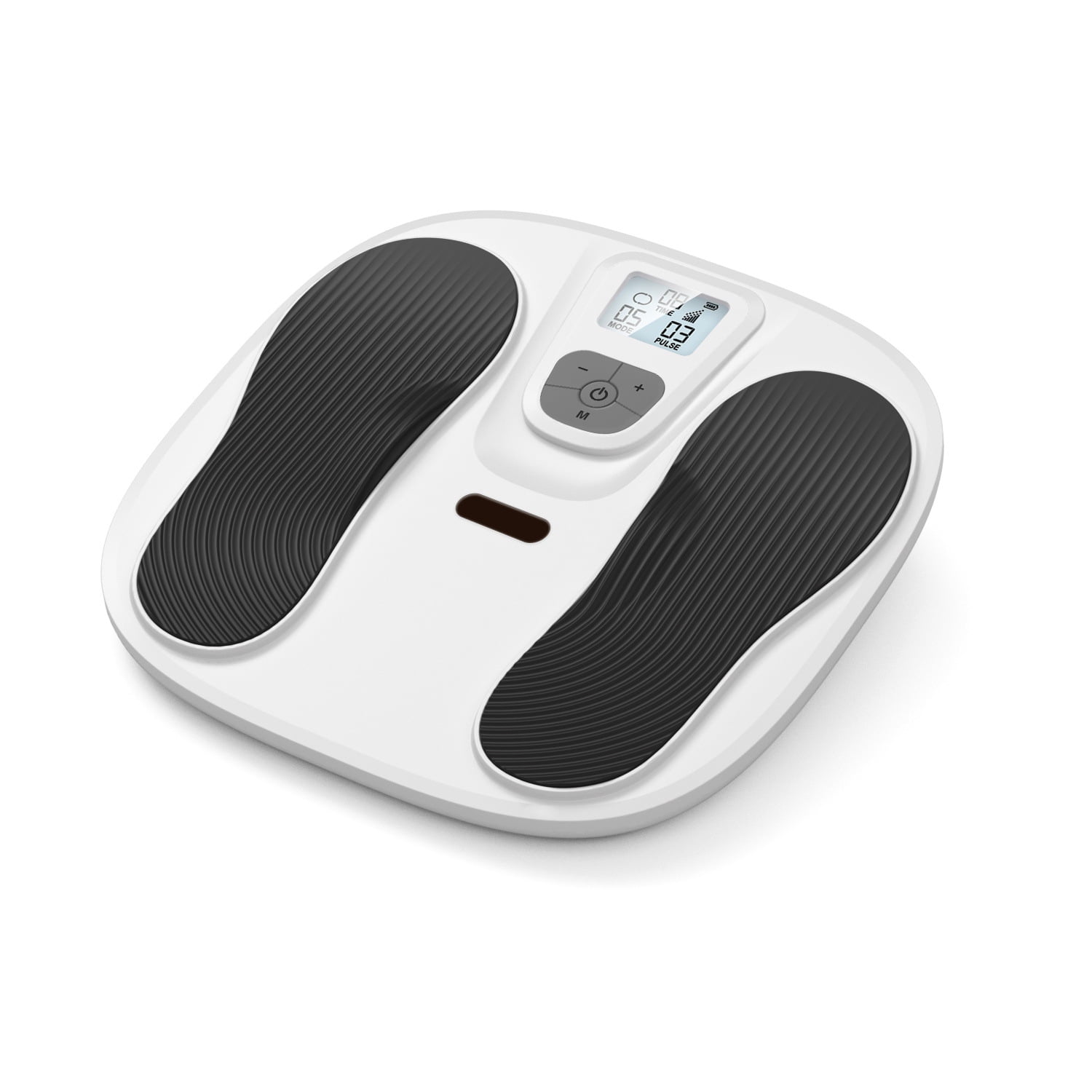 Premium Foot Stimulator and Body Recovery Device, 2-in-1 EMS TENS Circulation Machine with Infrared Warming, Reusable Body Pads and Remote Control for Senior Health
