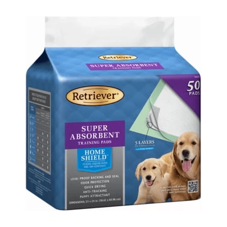 Retriever Super Absorbent Dog Training Pads with Home Shield 100 CT