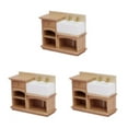 thumbnail image 3 of Transemion Exquisite Wooden Wash Basin Fine Craftsmanship Wide Application Multifunctional Gifts As Shown 3Set, 3 of 6