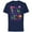 Navy, variant on Disney PIXAR Positive, Kind, Excited, Brave & Fearless - Short Sleeve Cotton T-Shirt for Adults - Customized-Black