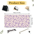 thumbnail image 2 of Vintage Flowers Floral Purple Desk Mat,Large Gaming Mouse Pad,Non-Slip Rubber Base Mousepad with Stitched Edges,Waterproof Mouse Mat Desk Pad for Work, Game, Office (31.5x15.7 in), 2 of 6
