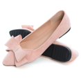 thumbnail image 3 of Zapatillas de ballet TN TANGNEST con lazo a la moda para mujer, color rosa claro, 3 of 7