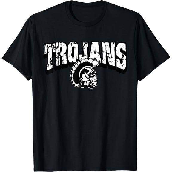 Trojan School Spirit Back To School Graphic T-Shirt Size S-5XL