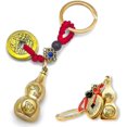 thumbnail image 1 of Llavero de calabaza Zodiac Feng Shui - Calabaza de latón, moneda de la suerte, traer, 1 of 5