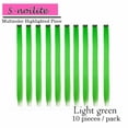 thumbnail image 2 of SEGO Highlights Colored Clip in Hair Extensions Colorful Hair Extensions Straight/Curly Synthetic Hairpieces For Party, 2 of 7