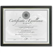 DAX Burnes 8.5x11 Black and Gold Document Frame