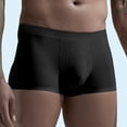 thumbnail image 4 of Bixock Boxers for Men,Men's Underwear Ice Silk Seamless Solid Color Breathable Soft Summer Thin Briefs, 4 of 6