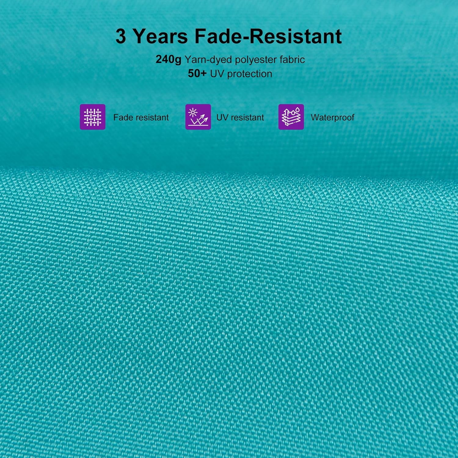PURPLE LEAF OUTDOOR 9' X 11.5' Rectangle Cantilever Umbrella Patio Umbrella Outdoor Aluminum Offset Antique Bronze Hanging Umbrella for Pool Garden Backyard Deck, Turquoise Blue