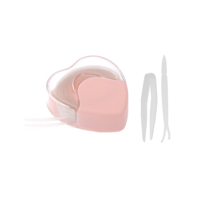 Unique Bargains 1 Set Cinta para Párpados Autoadhesiva de Encaje para Citas Compras Color de Piel Fibra Sintética