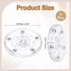 thumbnail image 2 of Organizador giratorio Lazy Susan de acrílico de 3 piezas, Plato giratorio de 3", 2 of 6