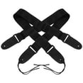 thumbnail image 3 of EXHUMKY 2-Pack BERTDOMD Thick Adjustable Guitar Strap for Acoustic and Electric Bass Guitar Comfortable Fit, 3 of 5