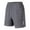 Gray, variant on Quick Dry Jogging Fitness Shorts Men Summer Sports Bottoms Thin Breathable Beach Short Pants Male Running Shorts Lightweight Dark Blue L