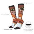 thumbnail image 4 of Masiiu Bluey Print Adult Crew socks, Comfortable Novelty Colorful Patterned, Breathable, Stylish Colorblock for Men Women, 4 of 6