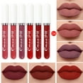 Ckulufk Clearance 18 Color Lip Gloss 6 Box Set Matte Waterproof Long