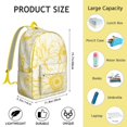 thumbnail image 5 of Lovely Flowers Print Backpack with Easy Organization Features, Functional Bookbag for Studies and Projects, Durable Fabric, Thank You Gift for Professors, 5 of 5