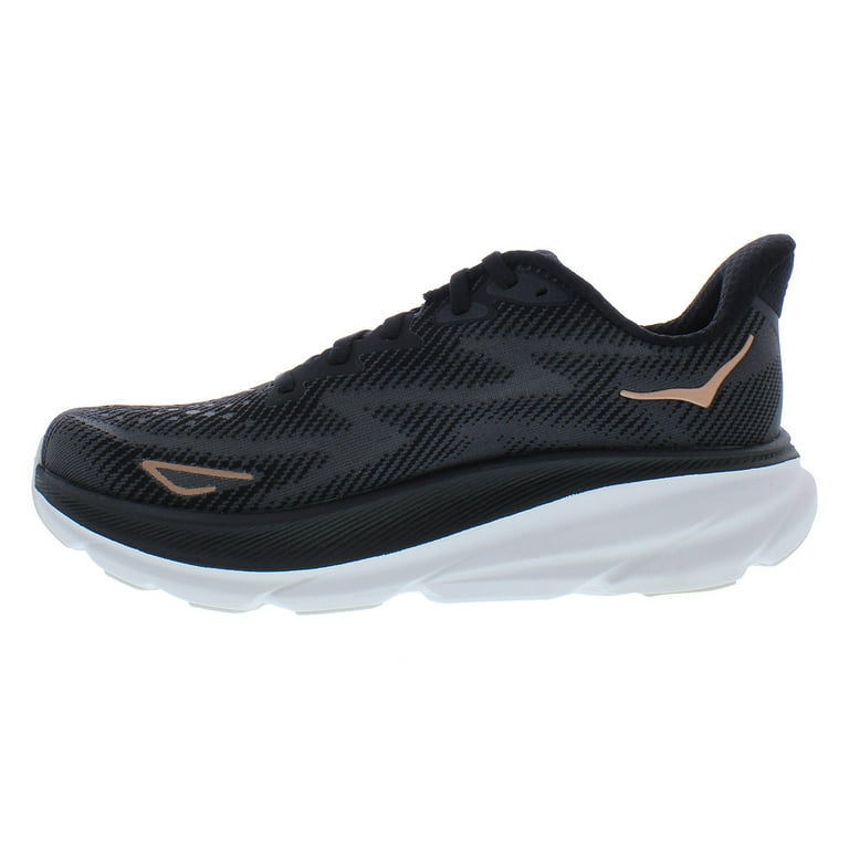 HOKA ONE ONE Women's Glide Clifton Athletic Shoes, Black/Rose