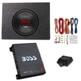 thumbnail image 5 of Boss 10" 1500W Subwoofer + Q Power Truck Enclosure + Boss 1100W A/B Amplifier, 5 of 10
