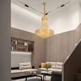 thumbnail image 6 of Ceiling Light K9 Crystal Chandelier Luxury French Empire Large Foyer Gold Hotel, 6 of 15
