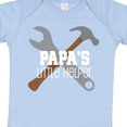 thumbnail image 4 of Inktastic Papa Little Helper Boys Baby Bodysuit, 4 of 5