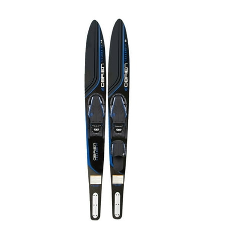 - OBrien Celebrity 68 Inch Combo Water Skis with Jr. X7 Adjustable Bindings, Blue