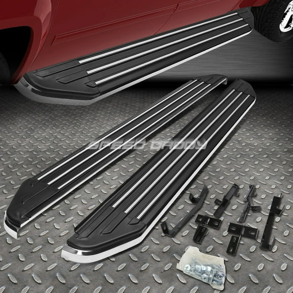 FOR 08-13 TOYOTA HIGHLANDER XU40 5.5" ALUMINUM SIDE STEP RUNNING BOARD NERF BAR