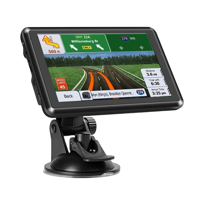 Navegación GPS para coche Transmisor FM Wdftyju Navegador portátil 5 pulgadas 256MB + 8G Mini USB TF