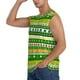 thumbnail image 3 of Fotbe St. Patrick's day in green colors Men's Camiseta sin Mangas Estampada para Hombres, Playera Casual para Gimnasio, Entrenamiento, Playa-Medium, 3 of 7