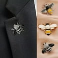thumbnail image 4 of K-KED Fashion Crystal Enamel Insect Bee Brooch Pin Corsage Women Wedding Delicate Jewelry Gifts-23, 4 of 9