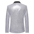 thumbnail image 4 of Gamivast Men's Sequin 2 Piece Suit Shiny Glitter Blazer and Pants Set Slim Fit Tuxedo Outfit for Party Wedding Prom Stage Performance Disco Dance Wear, 4 of 5