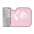thumbnail image 2 of YFYANG Front Windshield Sun Shade, Pink Mountains Rocks Pattern Foldable Car Visor for Cars, Trucks, SUVs, Small, 2 of 9